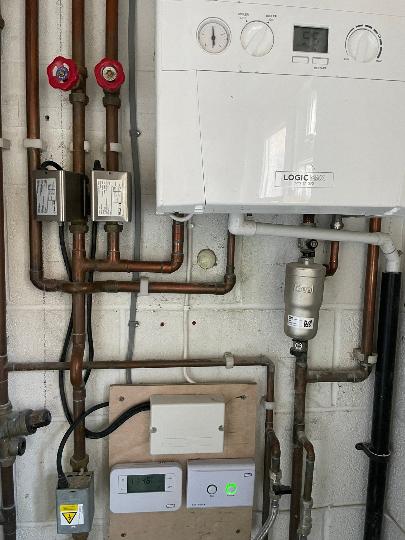 Multizone Central Heating Fault Finding and Tidy Up